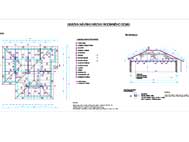 Ukázka projekčního návrhu krovu RD Pstruží.