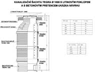 Ukázka návrhu revizní kanalizační šachty DN1000